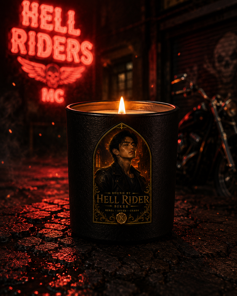 Hell Rider candle
