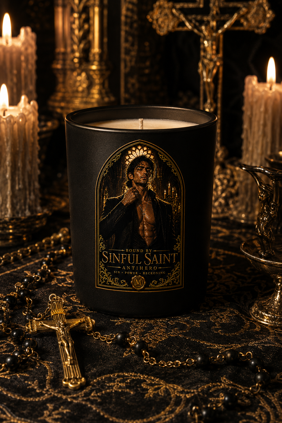 Sinful Saint — Antihero Him | Dark Romance 11 oz Candle
