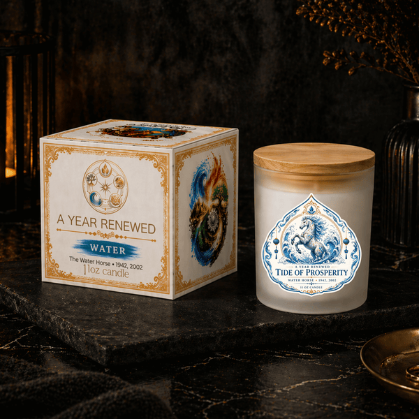 Water – Tide of Prosperity | A Year Renewed | 11 oz Coconut Soy Candle