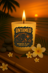 Untamed Candle | Bergamot, Musk & Magnolia Luxury Candle | Power Play Collection