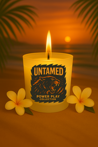 Untamed Candle | Bergamot, Musk & Magnolia Luxury Candle | Power Play Collection