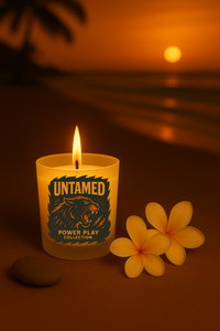 Untamed Candle | Bergamot, Musk & Magnolia Luxury Candle | Power Play Collection