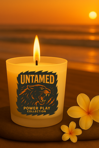 Untamed Candle | Bergamot, Musk & Magnolia Luxury Candle | Power Play Collection