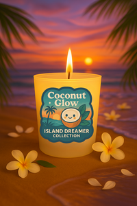 Island Dreamer Tropical Soy Candle | Coconut Soy Hand Poured Candle | Choose Your Scent