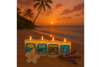 Power Play Collection 4 Candle Bundle | Luxury Coconut Soy Candle Set