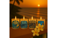 Power Play Collection 4 Candle Bundle | Luxury Coconut Soy Candle Set