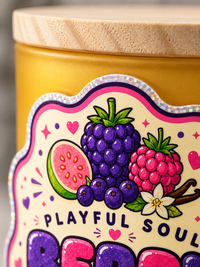 Berry Bestie Candle — Mixed Berry & Vanilla | Playful Soul Collection