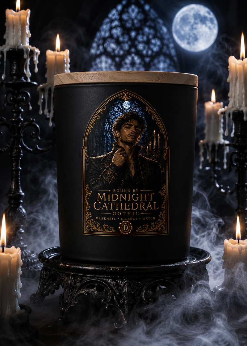 Midnight Cathedral candle