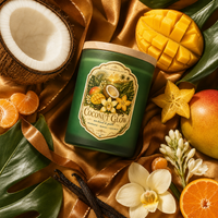 Coconut Glow Candle — Mandarin, Mango & Caribbean Coconut | Island Dreamer Collection