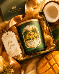 Coconut Glow Candle — Mandarin, Mango & Caribbean Coconut | Island Dreamer Collection