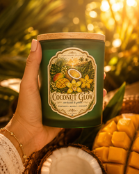 Coconut Glow Candle — Mandarin, Mango & Caribbean Coconut | Island Dreamer Collection