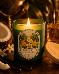 Coconut Glow Candle — Mandarin, Mango & Caribbean Coconut | Island Dreamer Collection