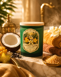 Coconut Glow Candle — Mandarin, Mango & Caribbean Coconut | Island Dreamer Collection