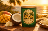 Coconut Glow Candle — Mandarin, Mango & Caribbean Coconut | Island Dreamer Collection
