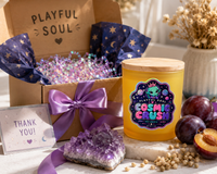 Cosmic Crush Candle — Plum, Jasmine & Amber Musk | Playful Soul Collection