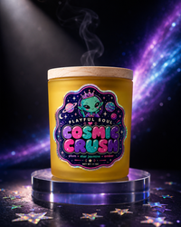 Cosmic Crush Candle — Plum, Jasmine & Amber Musk | Playful Soul Collection