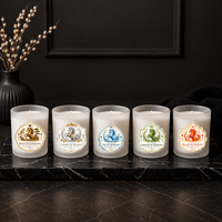 Luxury 5 Candle Gift Set – 5 Element Candle Bundle (Fire, Water, Earth, Wood, Metal) – Soy Wax Mini Candles 5.5 oz – Spiritual Home Decor