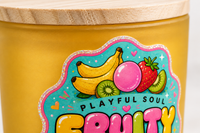 Fruity Booty Candle — Banana, Strawberry & Bubblegum | Playful Soul Collection