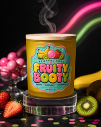 Fruity Booty Candle — Banana, Strawberry & Bubblegum | Playful Soul Collection