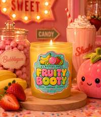 Fruity Booty Candle — Banana, Strawberry & Bubblegum | Playful Soul Collection