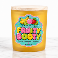 Fruity Booty Candle — Banana, Strawberry & Bubblegum | Playful Soul Collection