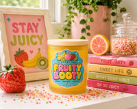 Fruity Booty Candle — Banana, Strawberry & Bubblegum | Playful Soul Collection