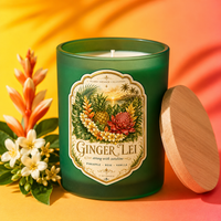 Ginger Lei Candle — Hawaiian Ginger & Tropical Fruit | Island Dreamer Collection