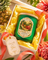 Ginger Lei Candle — Hawaiian Ginger & Tropical Fruit | Island Dreamer Collection