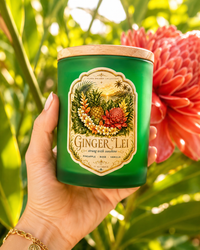 Ginger Lei Candle — Hawaiian Ginger & Tropical Fruit | Island Dreamer Collection