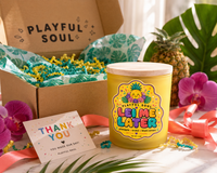 Lei Me Later Candle — Pineapple & Tropical Florals | Playful Soul Collection