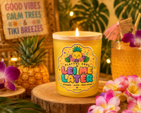 Lei Me Later Candle — Pineapple & Tropical Florals | Playful Soul Collection
