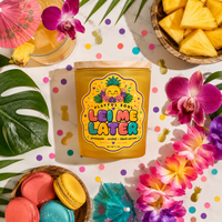 Lei Me Later Candle — Pineapple & Tropical Florals | Playful Soul Collection
