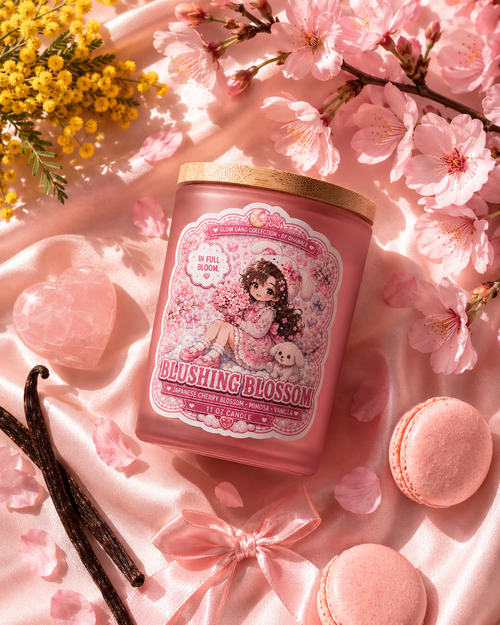 Blushing Blossom Candle