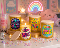 Playful Soul 4 Candle Bundle — Fruity Coconut Soy Candle Set | Playful Soul Collection