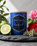 Voltage Candle | Citrus, Amber & Cedar Luxury Candle | Power Play Collection