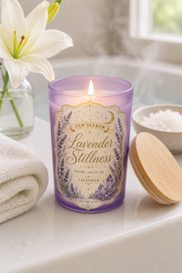 Lavender Stillness Candle — Pure Lavender Aromatherapy | Zen Seeker Collection