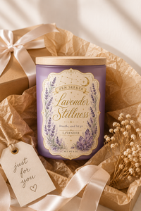Lavender Stillness Candle — Pure Lavender Aromatherapy | Zen Seeker Collection