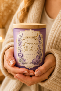 Lavender Stillness Candle — Pure Lavender Aromatherapy | Zen Seeker Collection