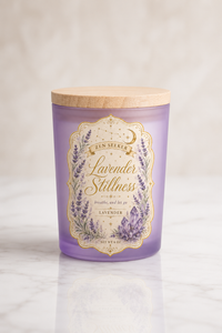 Lavender Stillness Candle — Pure Lavender Aromatherapy | Zen Seeker Collection