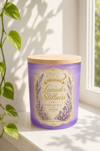 Lavender Stillness Candle — Pure Lavender Aromatherapy | Zen Seeker Collection