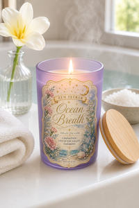 Ocean Breath Candle — Fresh Ocean Mist | Zen Seeker Collection