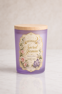 Sacred Jasmine Candle — Jasmine & Rose Aromatherapy | Zen Seeker Collection