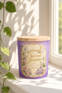 Sacred Jasmine Candle — Jasmine & Rose Aromatherapy | Zen Seeker Collection