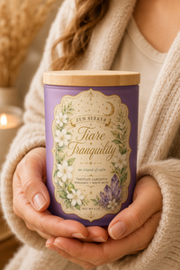 Tiare Tranquility Candle — Tahitian Gardenia & White Musk | Zen Seeker Collection