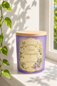 Tiare Tranquility Candle — Tahitian Gardenia & White Musk | Zen Seeker Collection